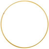 Rayher Anillos metal- recubiertos- 25cm ø- Dorado